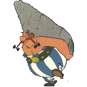 obélix_menhir.gif